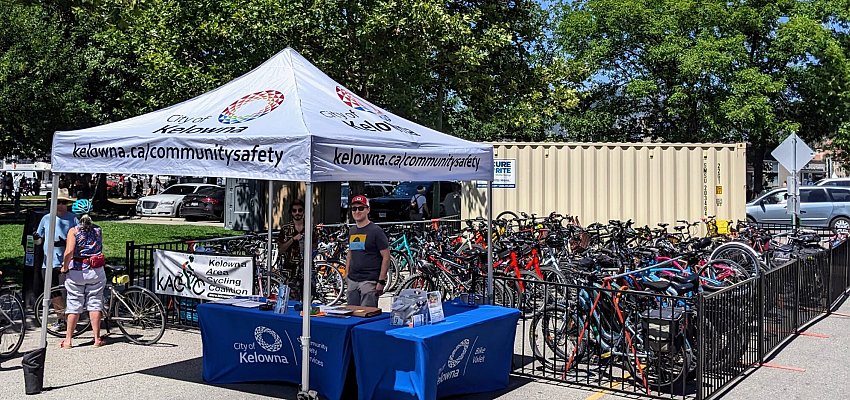 Kelowna’s bike valet program returns on permanent basis, starting today