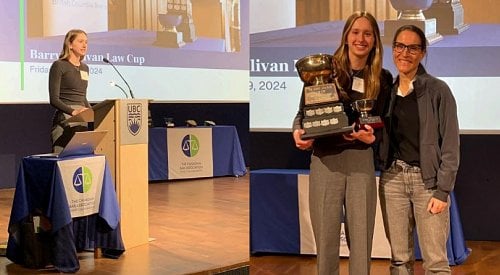 ‘An amazing experience’: Kelowna high school student wins Barry Sullivan Law Cup