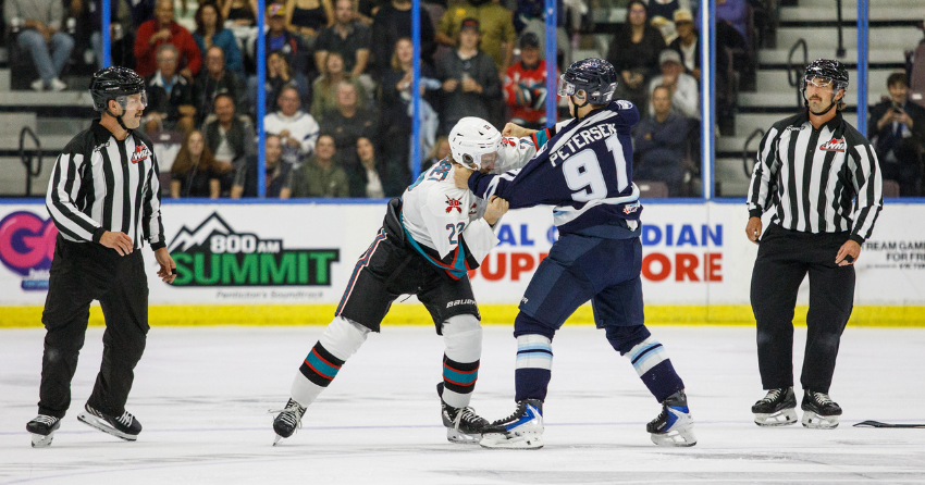 Highlights: Rockets spoil Penticton’s first-ever WHL home opener