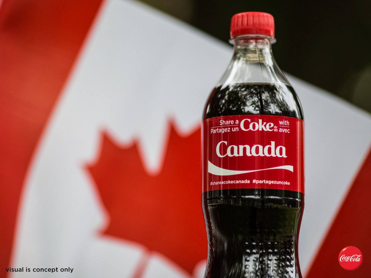 SHARE A COKE WITH ALLAN COCA COLA EXCLUSIVE CANADIAN ONLY NAME