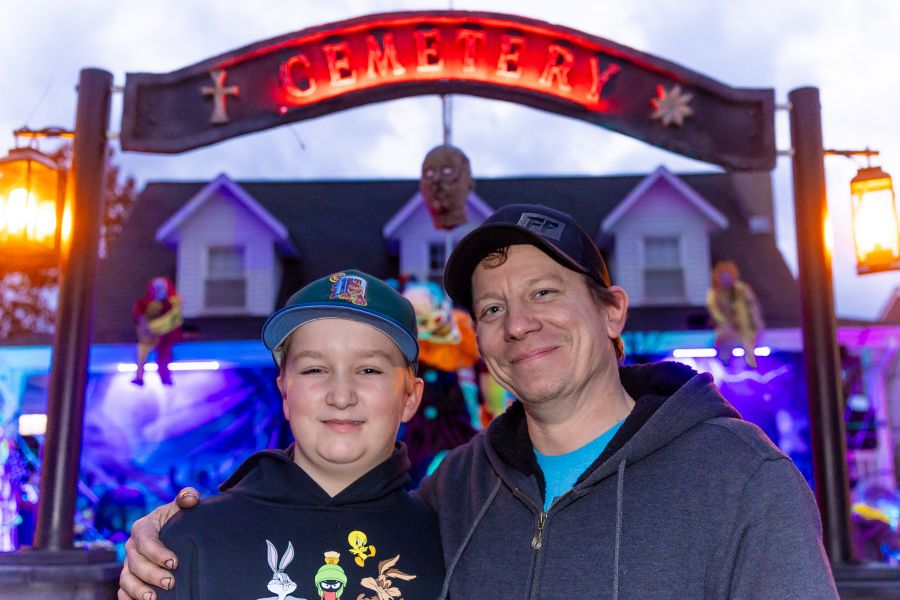 <who>Photo Credit: Gord Goble</who> David Clutterbuck (right) and nephew Grady Reiter