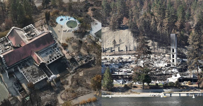 <who> Photo Credit: Okanagan Lake Resort </who> The resort was one of nearly 200 properties damaged during the McDougall Creek wildfire.