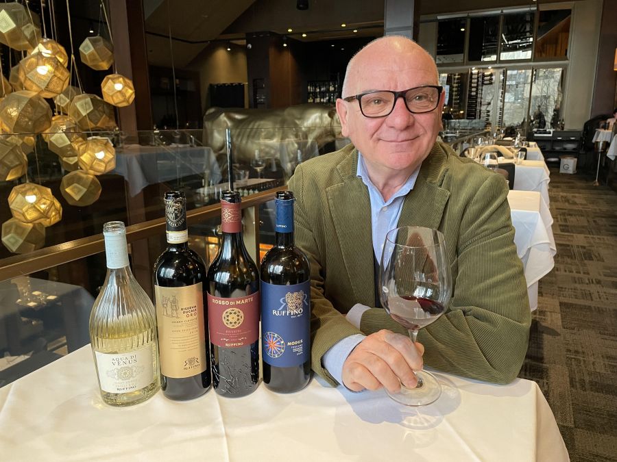 </who>Beppe D'Andrea is the senior global brand ambassador for Italian wine brand Ruffino.