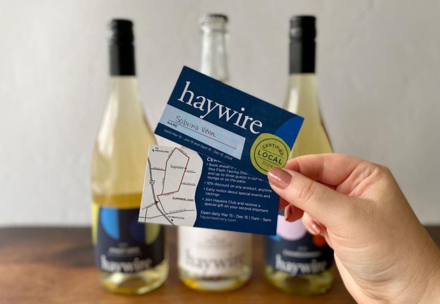 </who>Haywire Winery in Summerland has launched Certified Local, a program of perks and discounts for Okanagan residents.