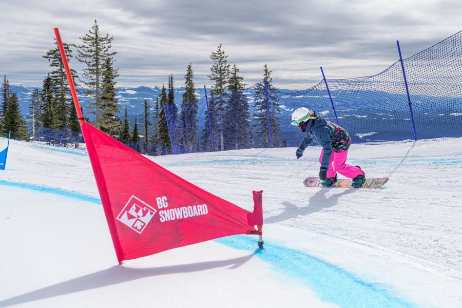 <who> Photo Credit: Big White Ski Resort</who>Neil Edgeworth Memorial Banked Slalom Competitor