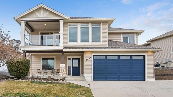 <who>Photo credits: Realtor.ca</who>This four-bedroom, three-bathroom, 2,016-square-foot house on Ironridge Road in West Kelowna is listed for sale for $1,038,800, which is a little below the $1,047,900 benchmark selling price of a typical single-family home in the Central Okanagan in March.