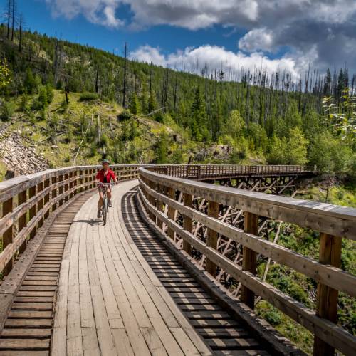 </who>Cycling and/or hiking on the Kettle Valley Rail Trail from Naramata or Kelowna is on the list.