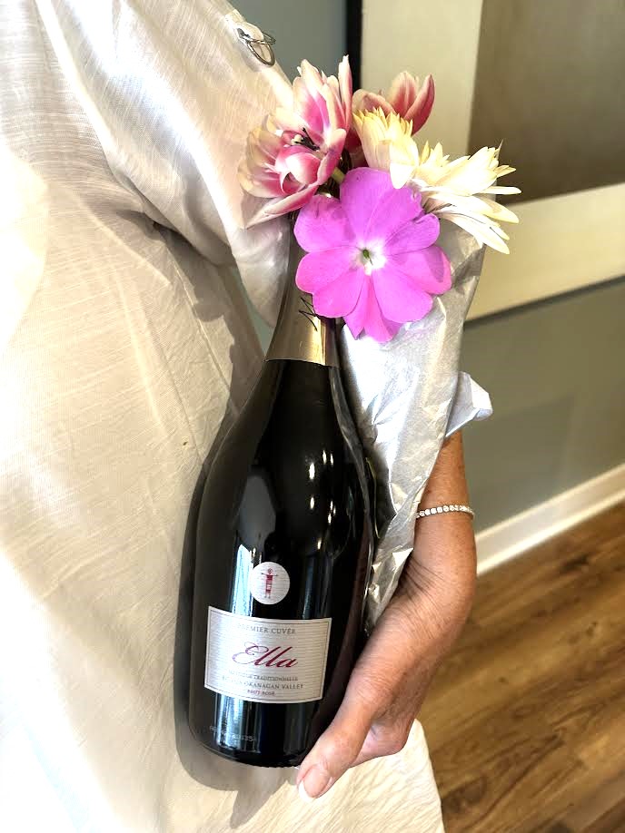 <who>Photo credit: Steve MacNaull/NowMedia Group</who>Maverick Non-Vintage Ella Sparkling Rose Brut ($35) is an ideal bubbly to pour for your mom on Mother's Day.