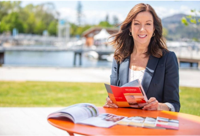 <who>Photo credits: Tourism Kelowna</who>Tourism Kelowna CEO Lisanne Ballantyne will step down March 27.