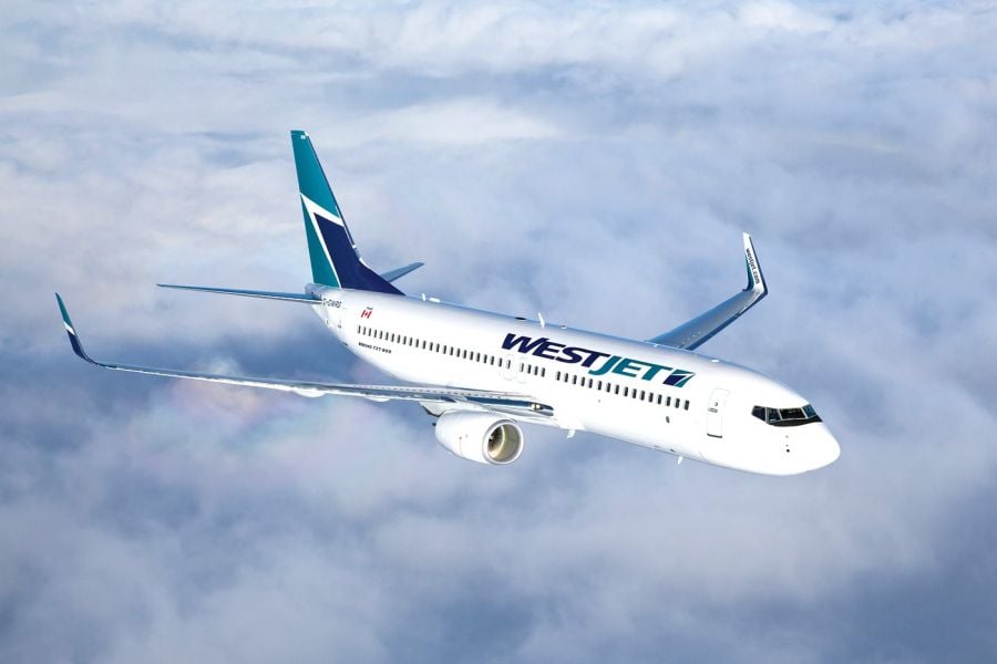<who>Photo credit: WestJet</who>WestJet will have 12 departures weekly from Kelowna to half a dozen sun destinations this fall and winter.