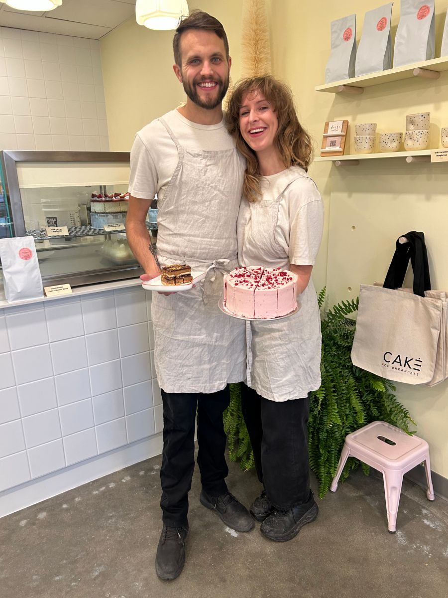 <who>Photo Credit: Contributed</who>Cake for Breakfast - Blake and Kayla