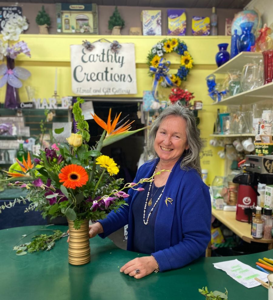 <who>Photo Credit: Contributed</who>Marie Shandalla - Earthly Creations Floral Art and Gift Gallery