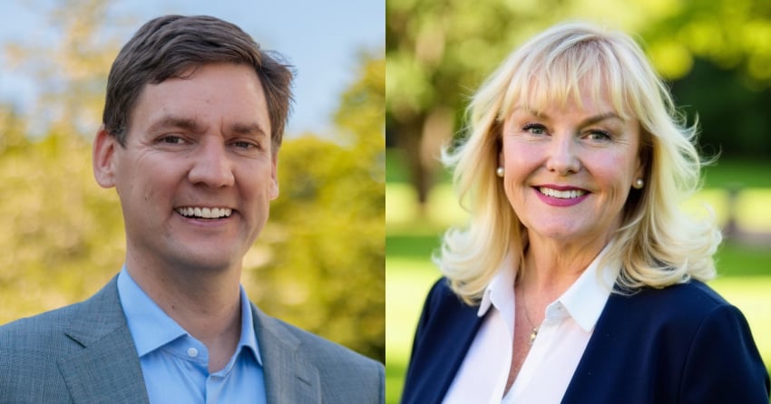 <who>Photo Credit: Wikipedia/Facebook</who>Premier David Eby of the BC NDP and new Conservative Party of BC leader Kerry-Lynne Findlay both have the support of 42% of decided BC voters, according to a new poll from Research Co.