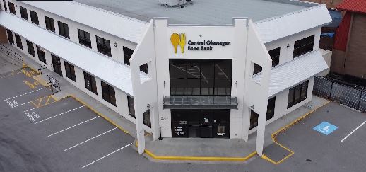 </who>Central Okanagan Food Bank has two locations. The Kelowna one at 2310 Enterprise Way, pictured above, and 3710 Hoskins Rd. in West Kelowna.