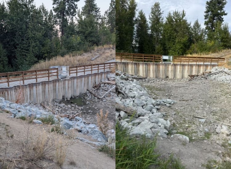 <who>Photo Credit: The Wild Lifers</who>The new dam.