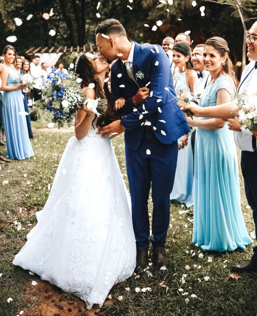 <who>Photo credits: Leonardo Miranda (couple) and Piggy Bank (cash) on Unsplash</who>Many couples would prefer money for a down payment on a home as a wedding gift rather than a traditional wedding present.