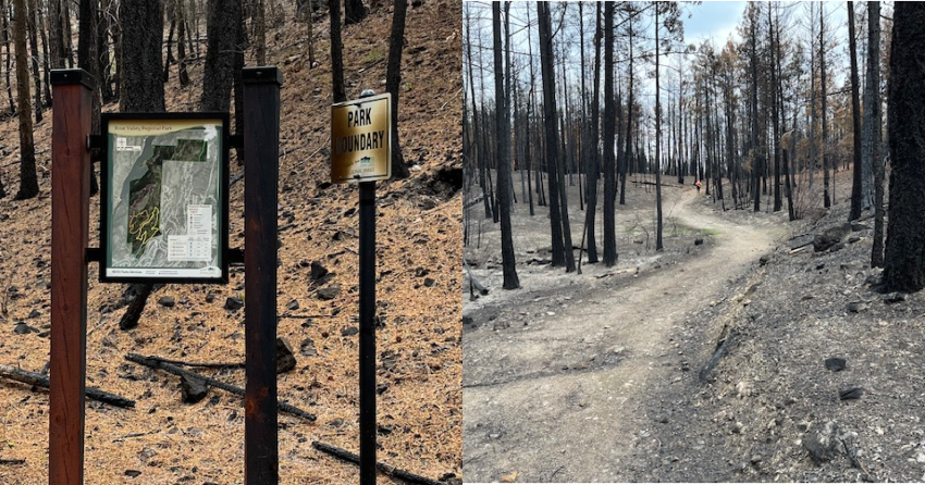 <who> Photo Credit: RDCO </who> The damage to Rose Valley Regional Park.