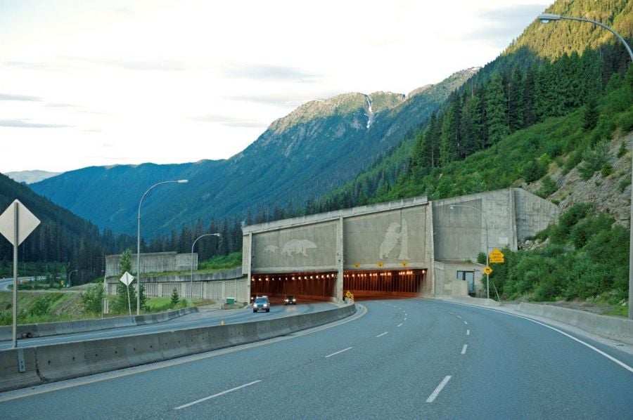 <who>Photo Credit: Kerkhoff</who>Snowshed Hill is just east of the Great Bear Snowshed, seen in this dated photo.