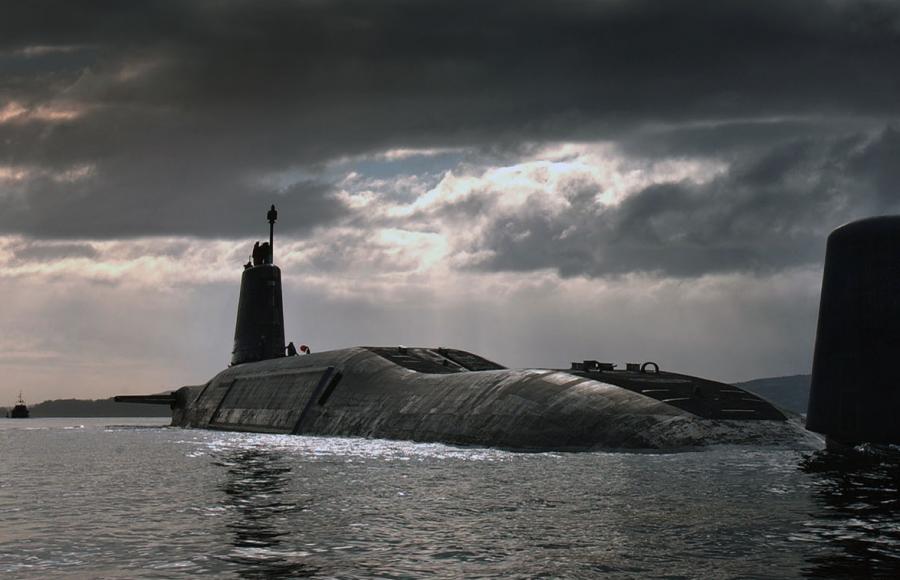<who> Photo credit: Royal Navy </who> One of the UK's nuclear-powered submarines.