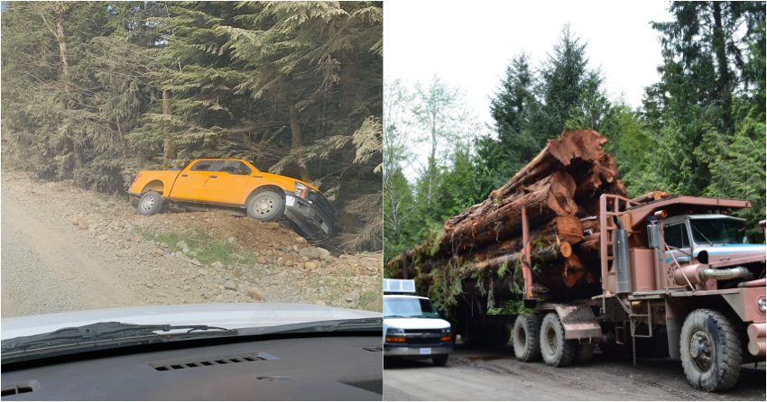 Tourists seeking 'hidden gem' BC beach are blowing tires on remote logging roads