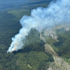 <span style="font-weight:bold;">UPDATE:</span> Wildfire west of Hwy 33 grows overnight