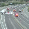 Firefighters suffer minor injuries after truck fire on William Bennett Bridge