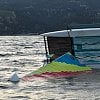 Man rescued from Okanagan Lake after catamaran capsizes