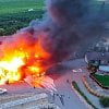 West Kelowna firefighters thrust into action early as flames engulf workshop