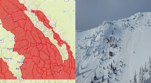 ‘Highly problematic’: Avalanche warning issued for large chunk of BC